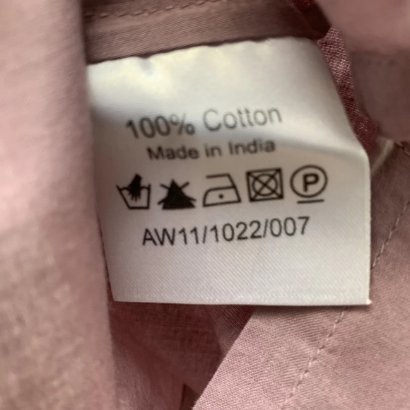 East pure cotton shirt size uk 8 long sleeves quilted - Picture 11 of 11